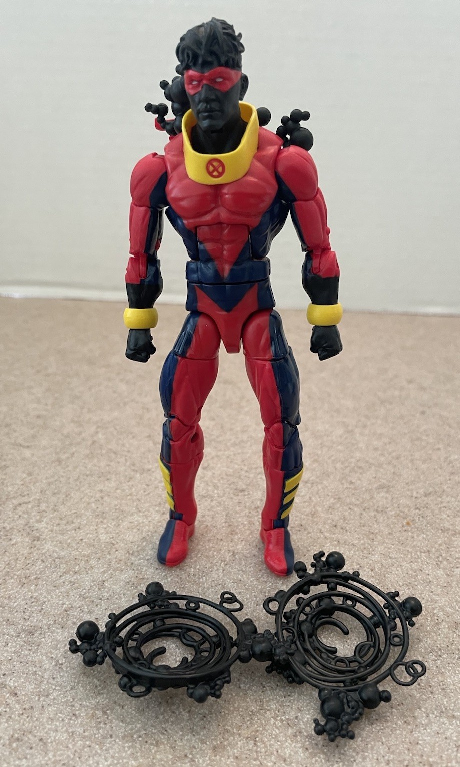 Marvel Legends Sunspot X-Men Strong Guy BAF Wave Hasbro 6" personaggio sciolto