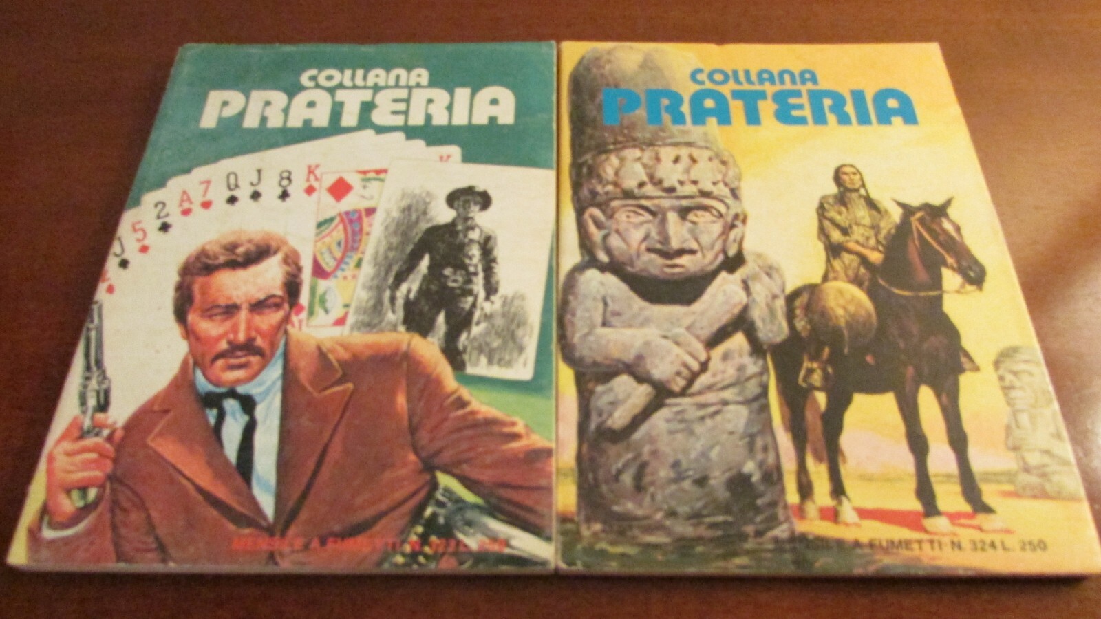LOTTO COLLANA PRATERIA 323 E 324 EDIZIONE PARDO ANNO 1975