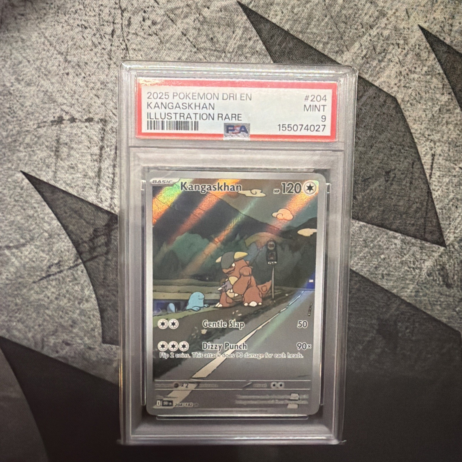 Pokémon TCG - Kangaskhan - 204/182 - Destined Rivals - Illustration Rare - PSA 9