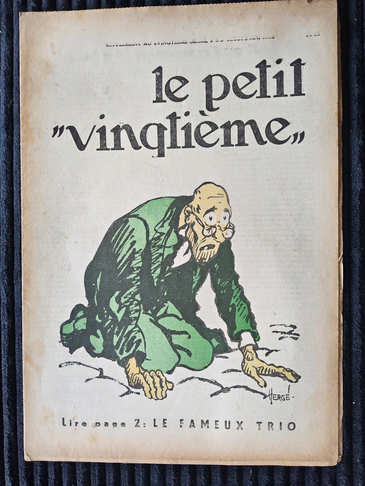 Tintin - Petit Vingtième - Numéro 18 de 1932 - Hergé - Amérique