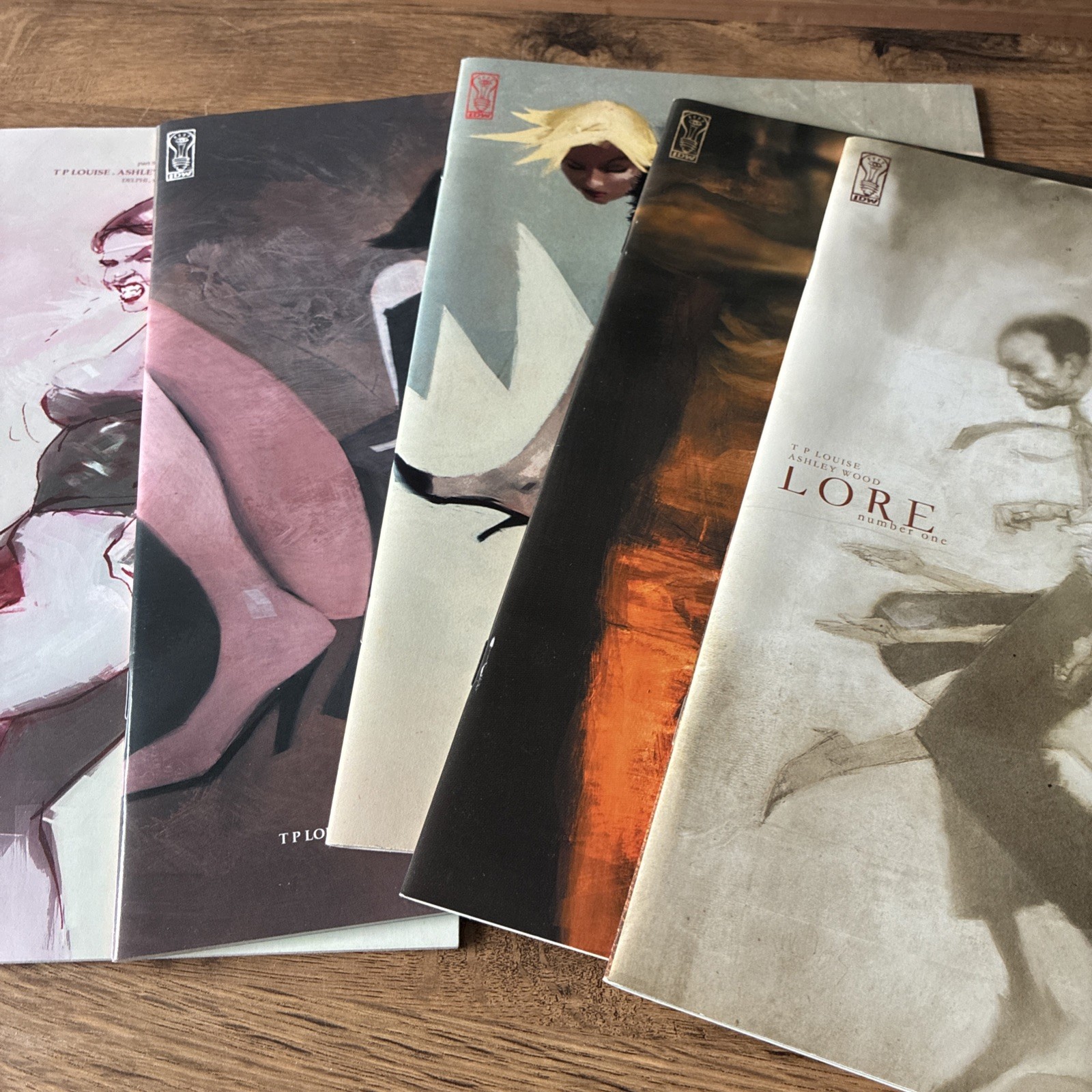 Lore - #1 - #5 Complete Set IDW Comics 2003 Sent In A Cardboard Mailer