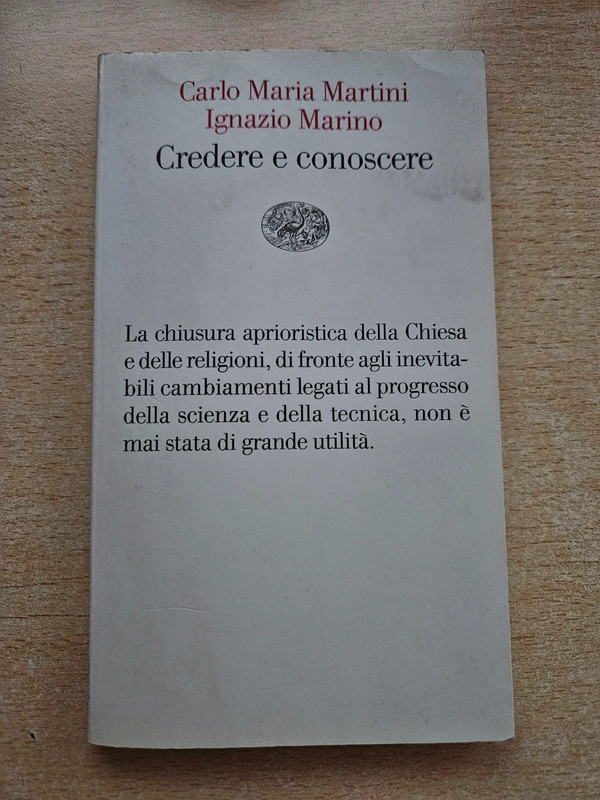 Credere e conoscere - Martini, Marino