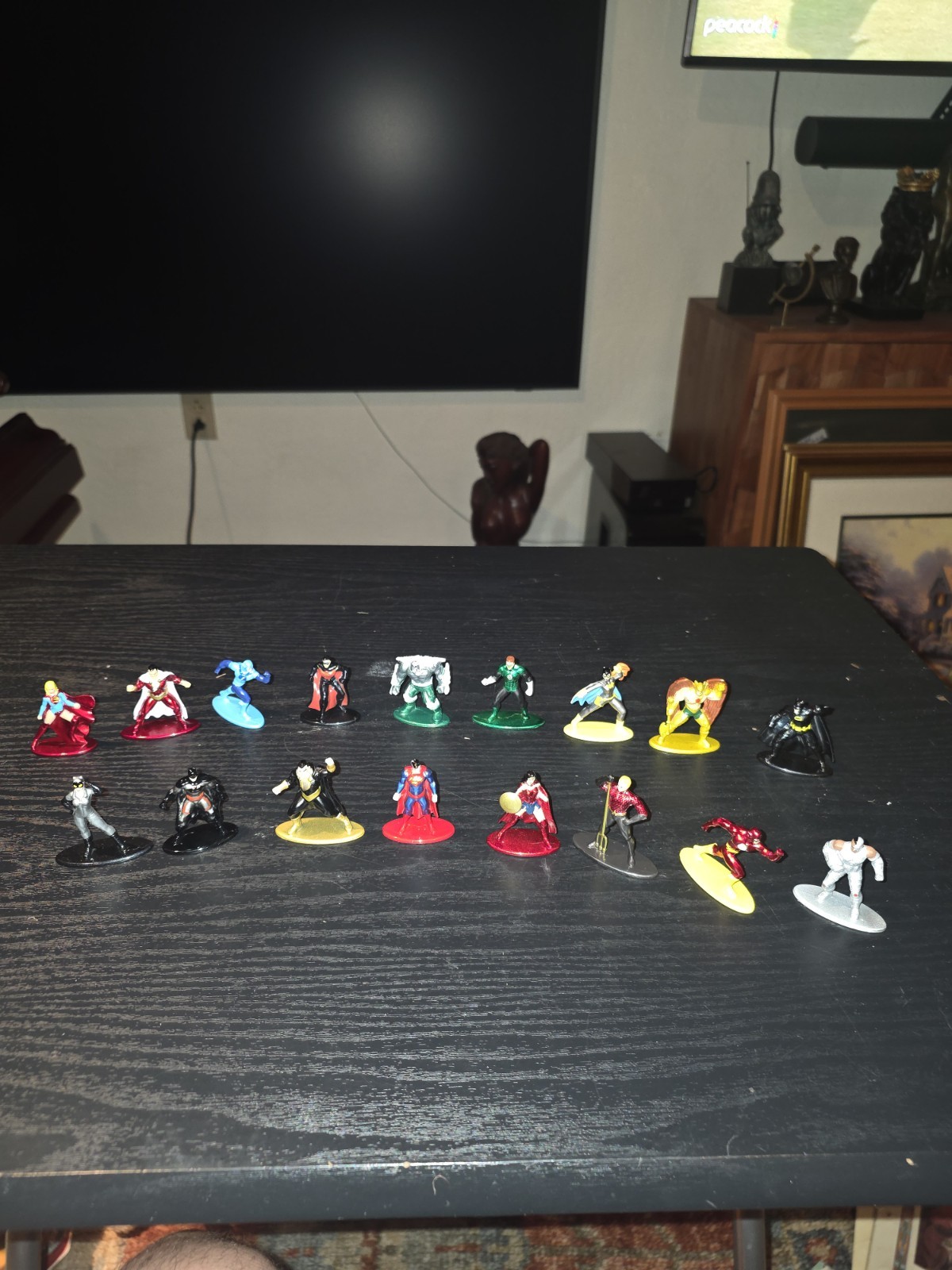 Jada DC Comics Nano Metalfigs minifigure supereroi metallo pressofuso lotto di 17