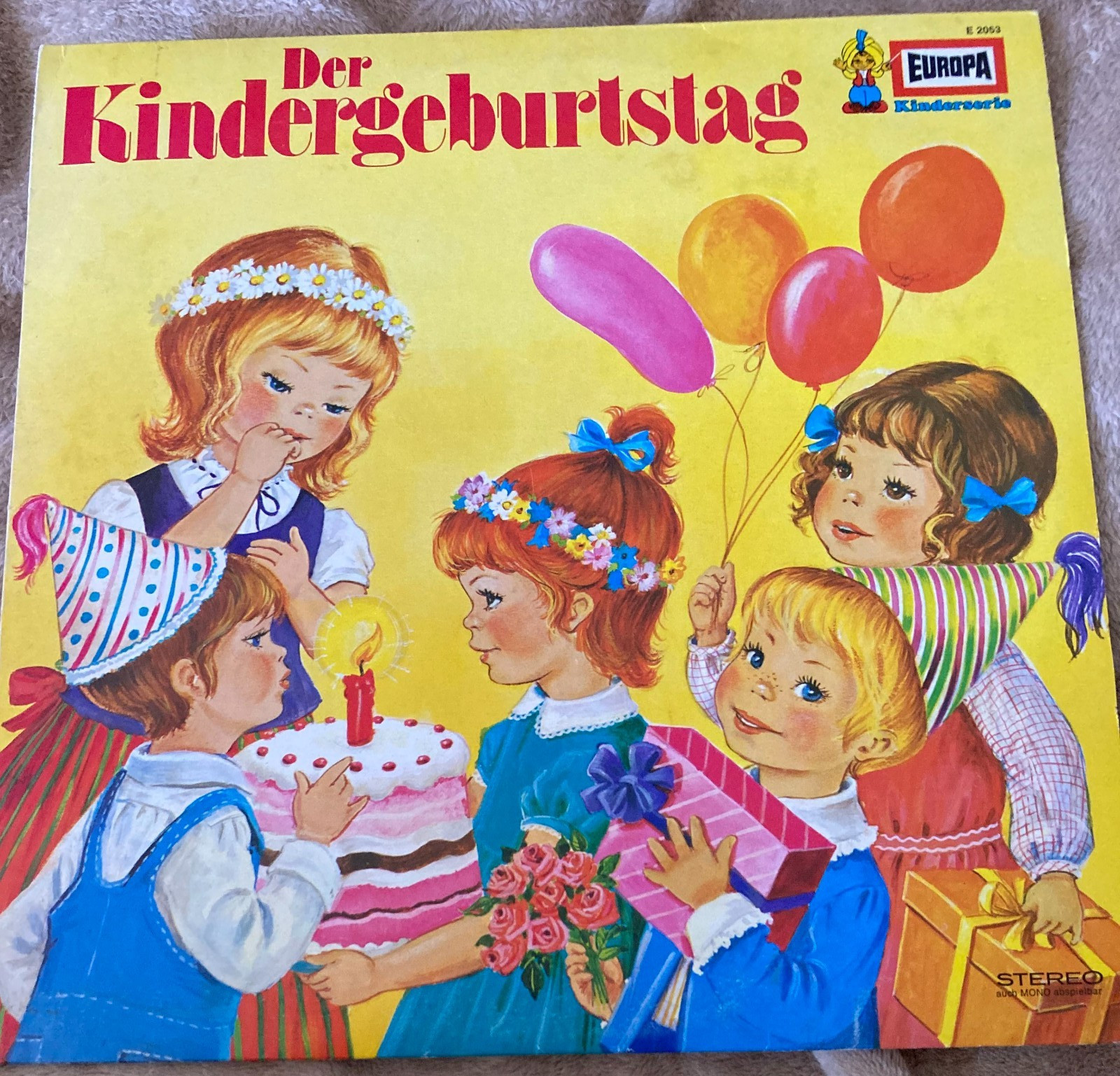DER KINDERGEBURTSTAG Eine lustige Geburtstags-Party 1973 Europa LP Vinyl 12"