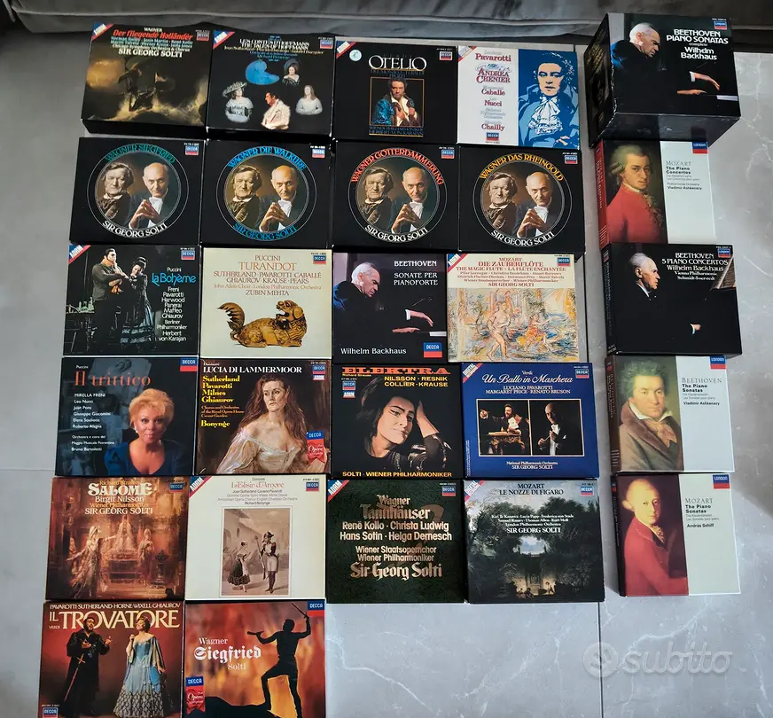 Opere Deca e London 27 cofanetti  musica classica 