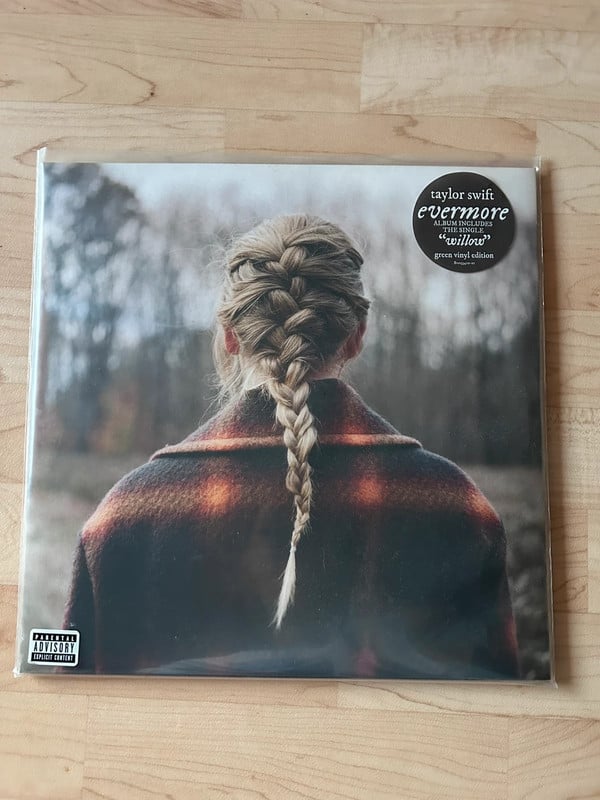 Taylor Swift Evermore Green Vinyl Lp