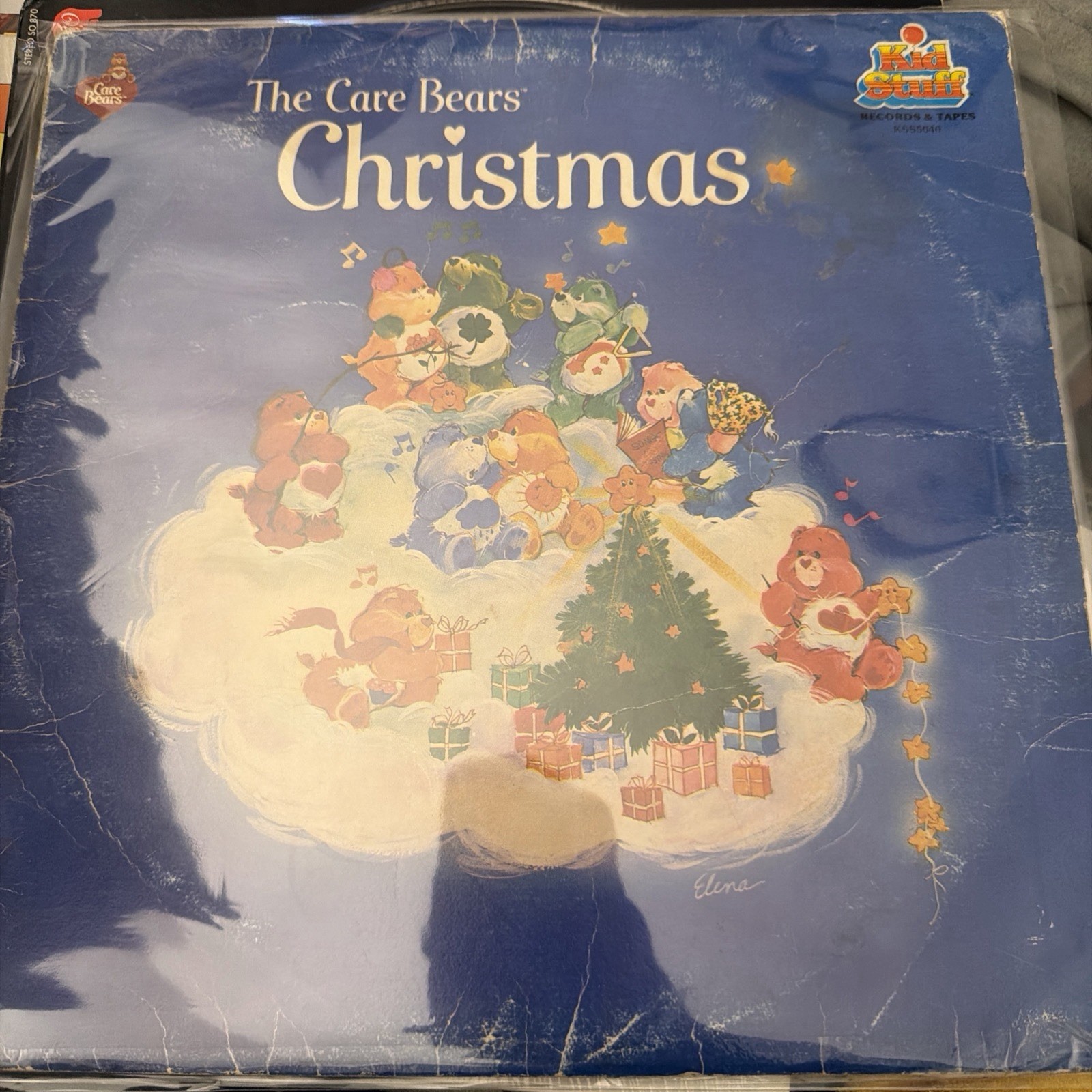A Care Bears Christmas VG- Original Kid Stuff KSS-5040 LP Record 1983 BEGINNER