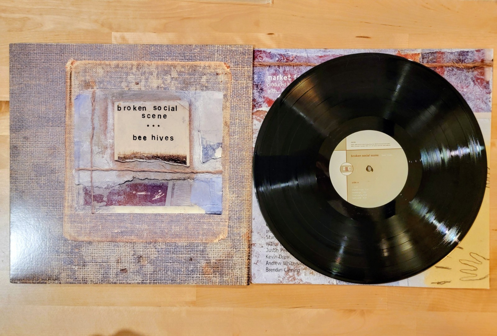 Broken Social Scene Bee Hives Viny LP 2004 Arts & Crafts Record A&C 006 Canada