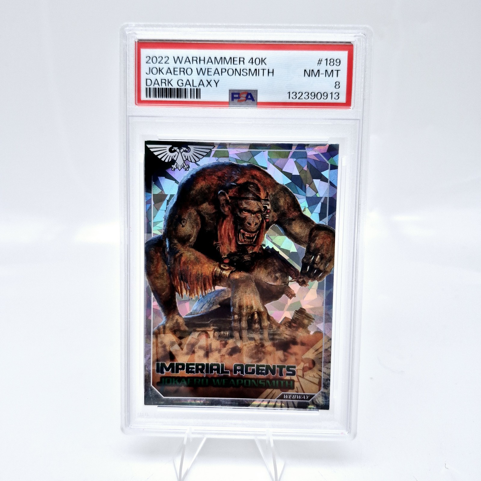 2022 Warhammer 40k Jokaero Armaio Agente Imperiale #189 PSA 8 Galaxy Webway