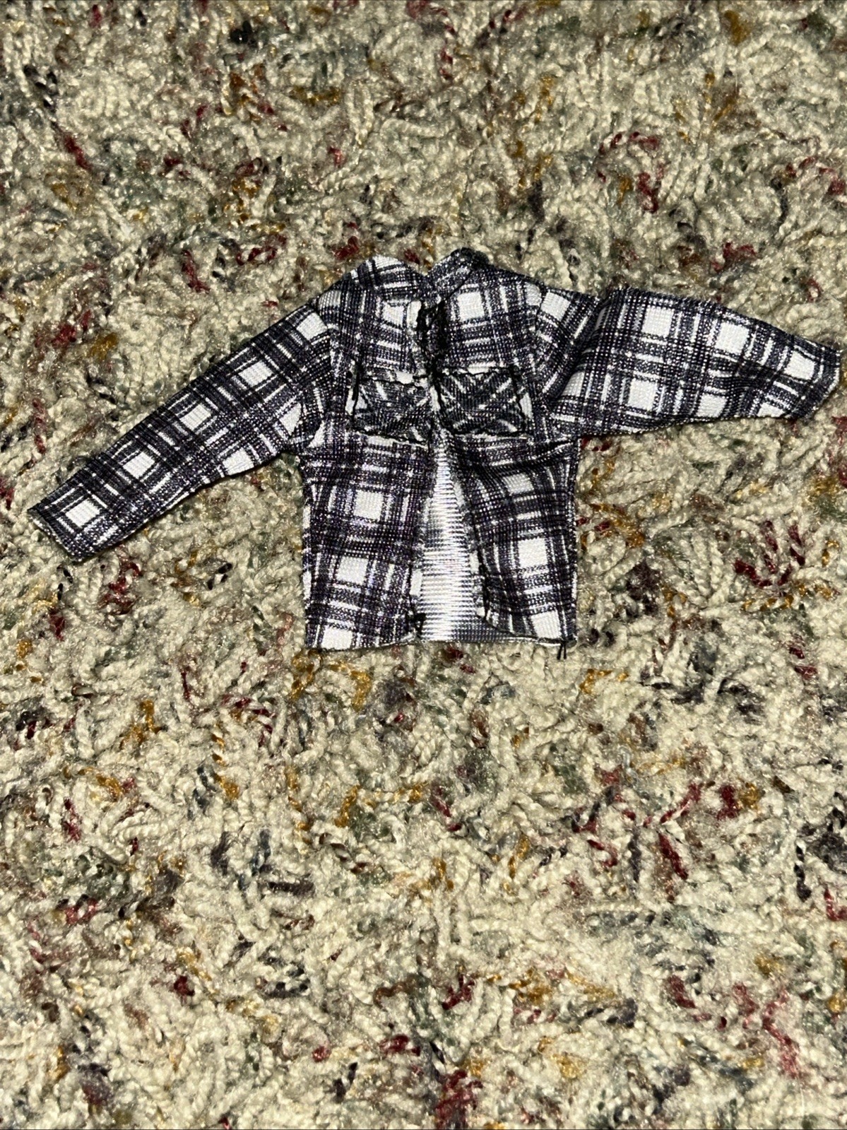 MATTEL JAKKS WWE ELITE DOMINIK MYSTERIO FLANNEL JACKET FIGURE SHIRT WWF WCW