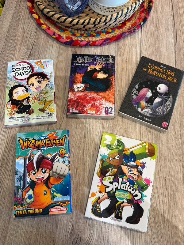 Lot Manga Jujutsu kaisen Demon slayer l’étrange Noël de Monsieur jack