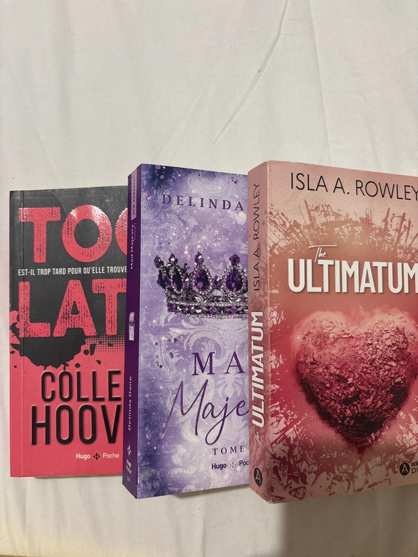 Lot de trois livres 📚