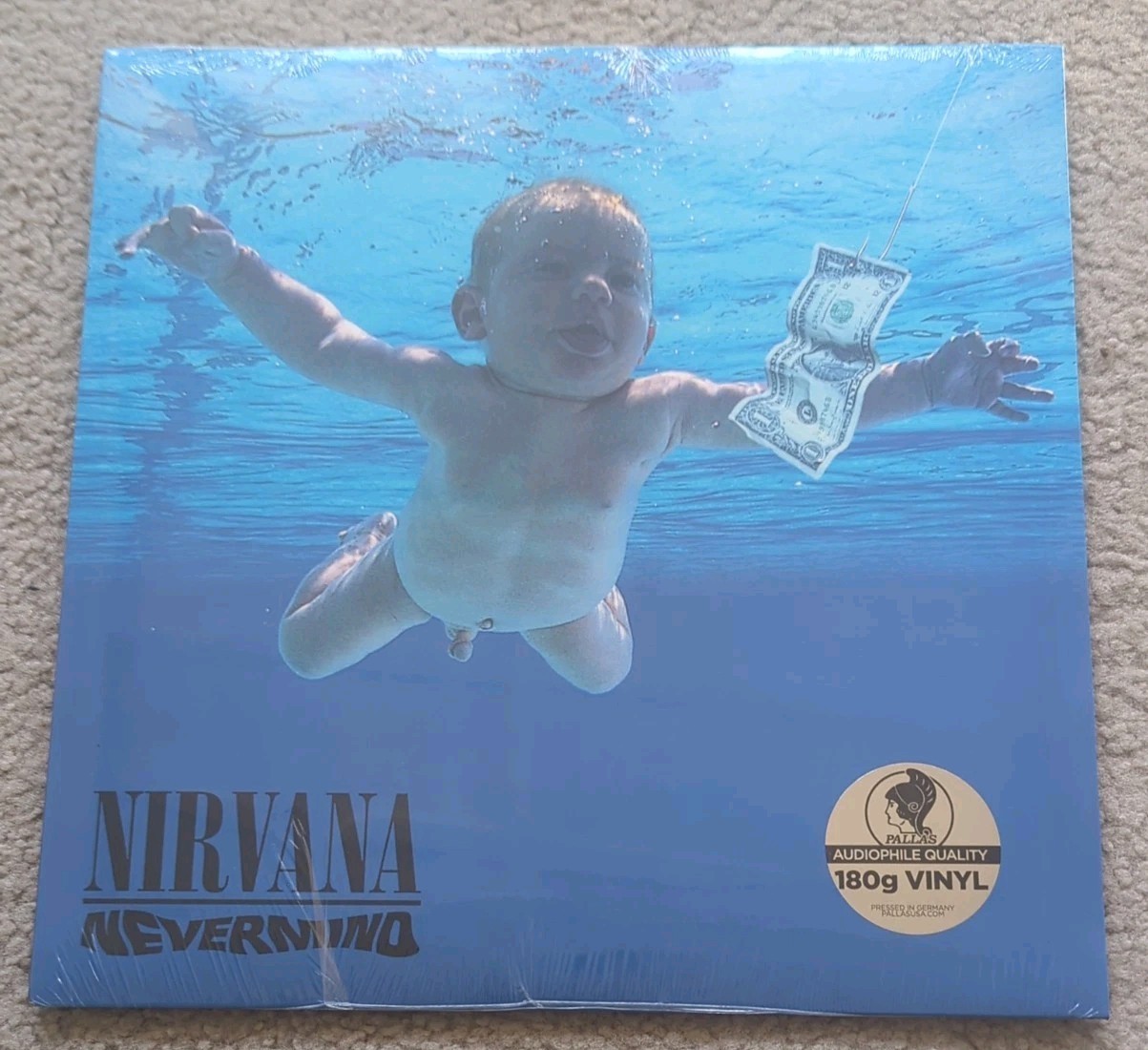 NEW! SEALED! Nirvana Nevermind Vinyl LP PALLAS 180g Audiophile Pressing