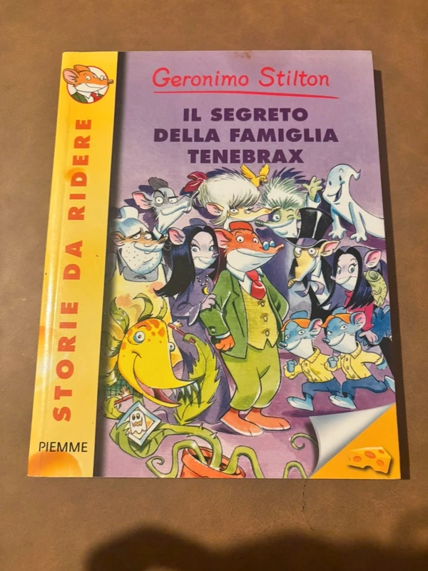 Fumetto Geronimo Stilton il segreto della famiglia Tenebrax