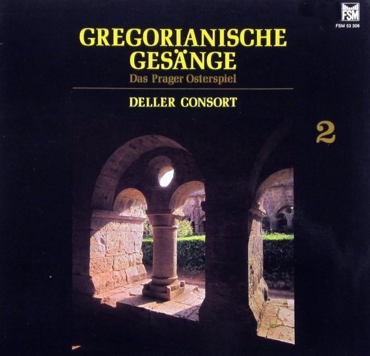 Vinyle LP 33 tours Chant Gregorien Jeu Pascal Deller Consort