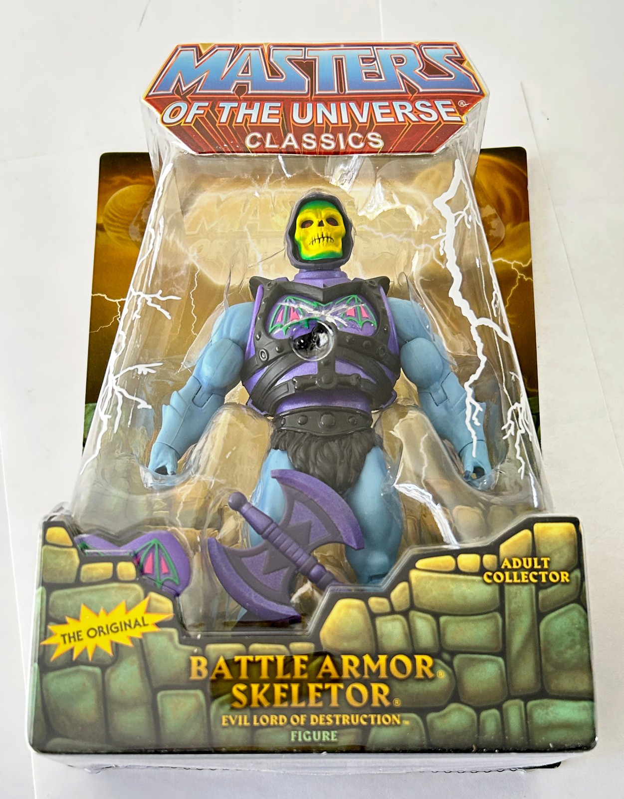 He-Man Masters of the Universe MOTU Mattel Classics SKELETOR ARMATURA DA BATTAGLIA