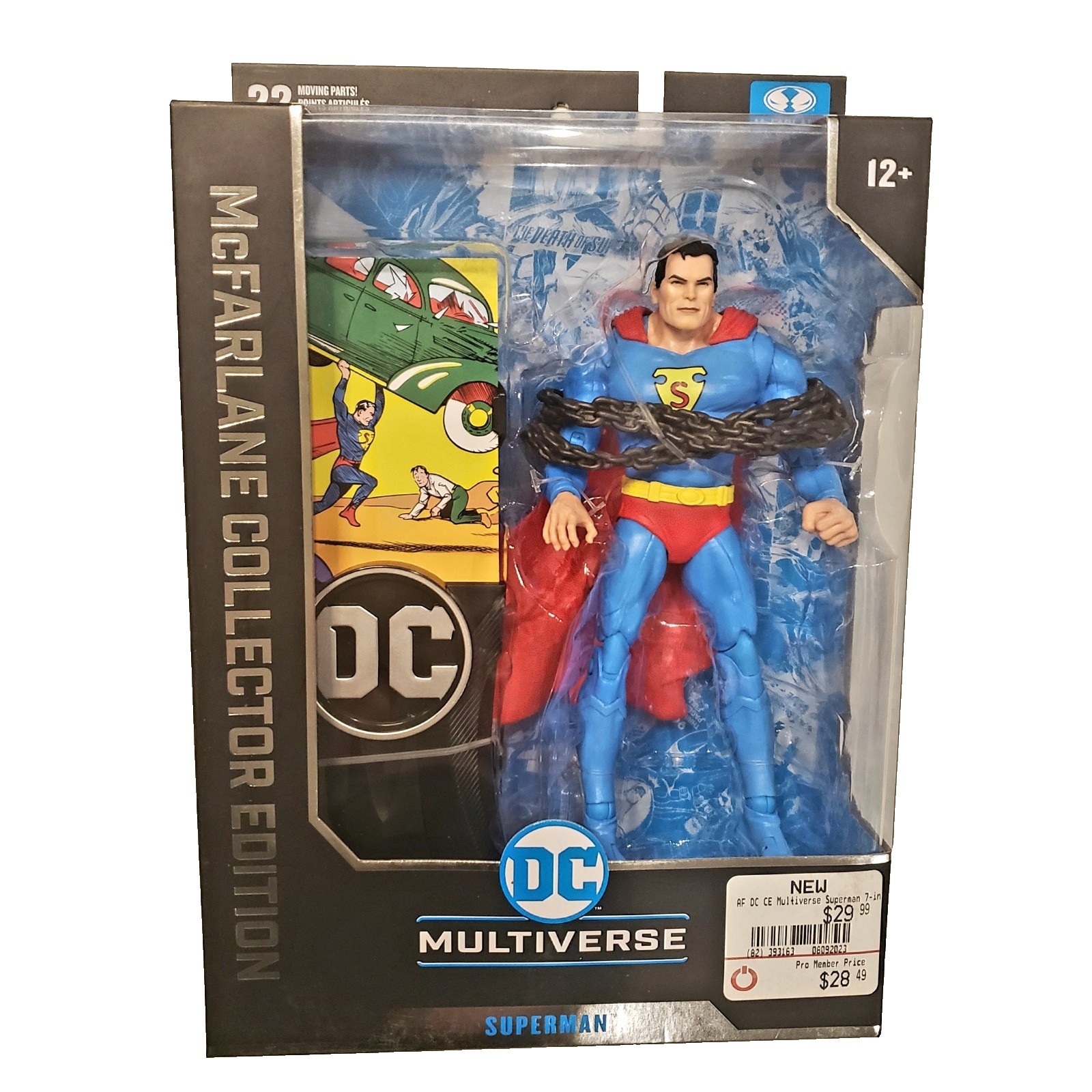 💪 McFarlane DC Multiverse Edizione da Collezione Superman Action Comics #1 Nuovo 💪