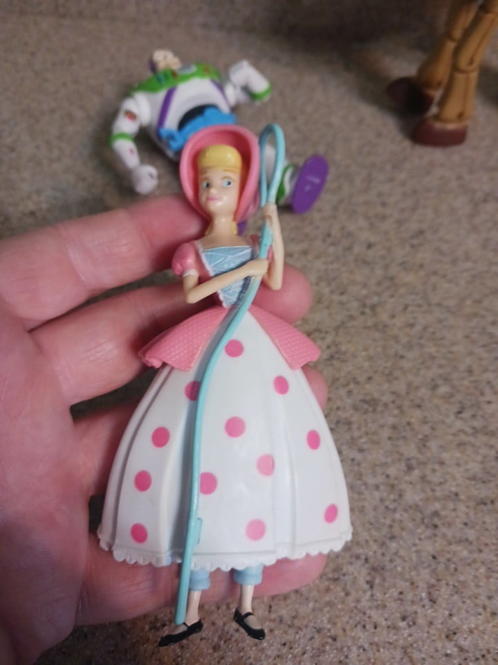 Disney Pixar Toy Story Bo Peep - Swimways Pool Toy PVC Figure 4.5” Rare