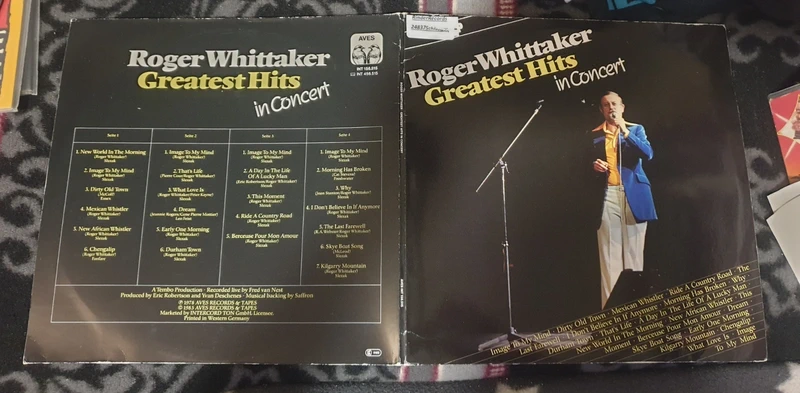 Roger Whittaker - Greatest Hits in Concert Vinyl Lp
