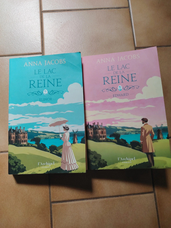Vends livre de Anna Jacobs, le lac de la reine (tome 1 et 2). Prix 19.90 euros.
