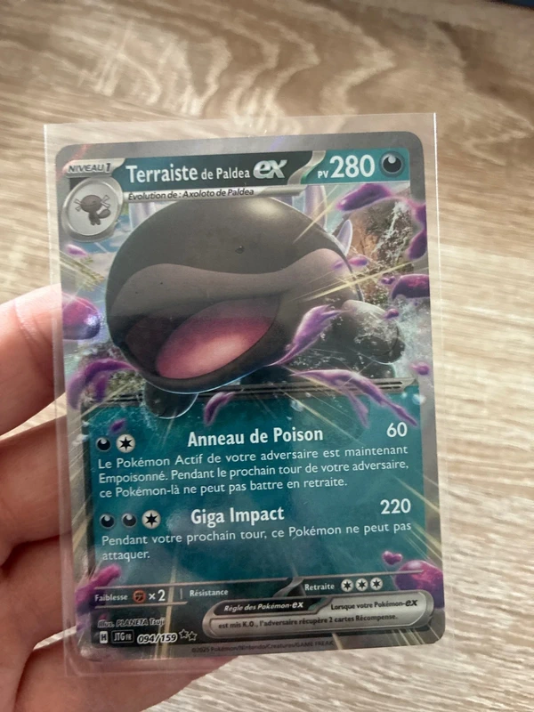 Carte Pokémon terraiste de paldea ex