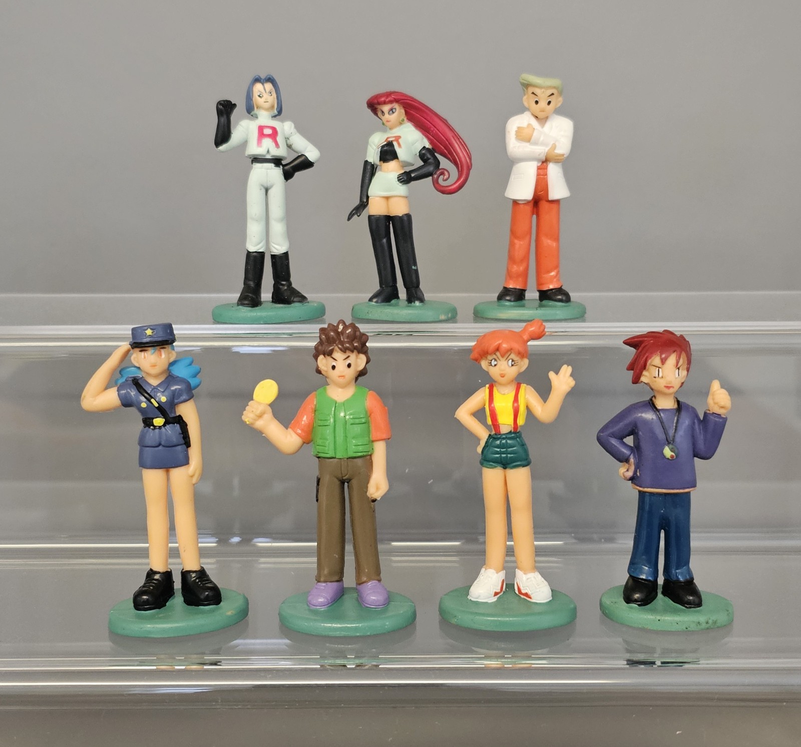 VINTAGE POKEMON FIGURE TOMY C.G.T.S.J 2,75" GIOCATTOLO FIGURE BUNDLE X7 #2