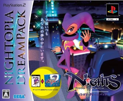 PS2 "NiGHTS into Dreams" Nightopia Dream Pack Japan Import Game... modulo libro JP
