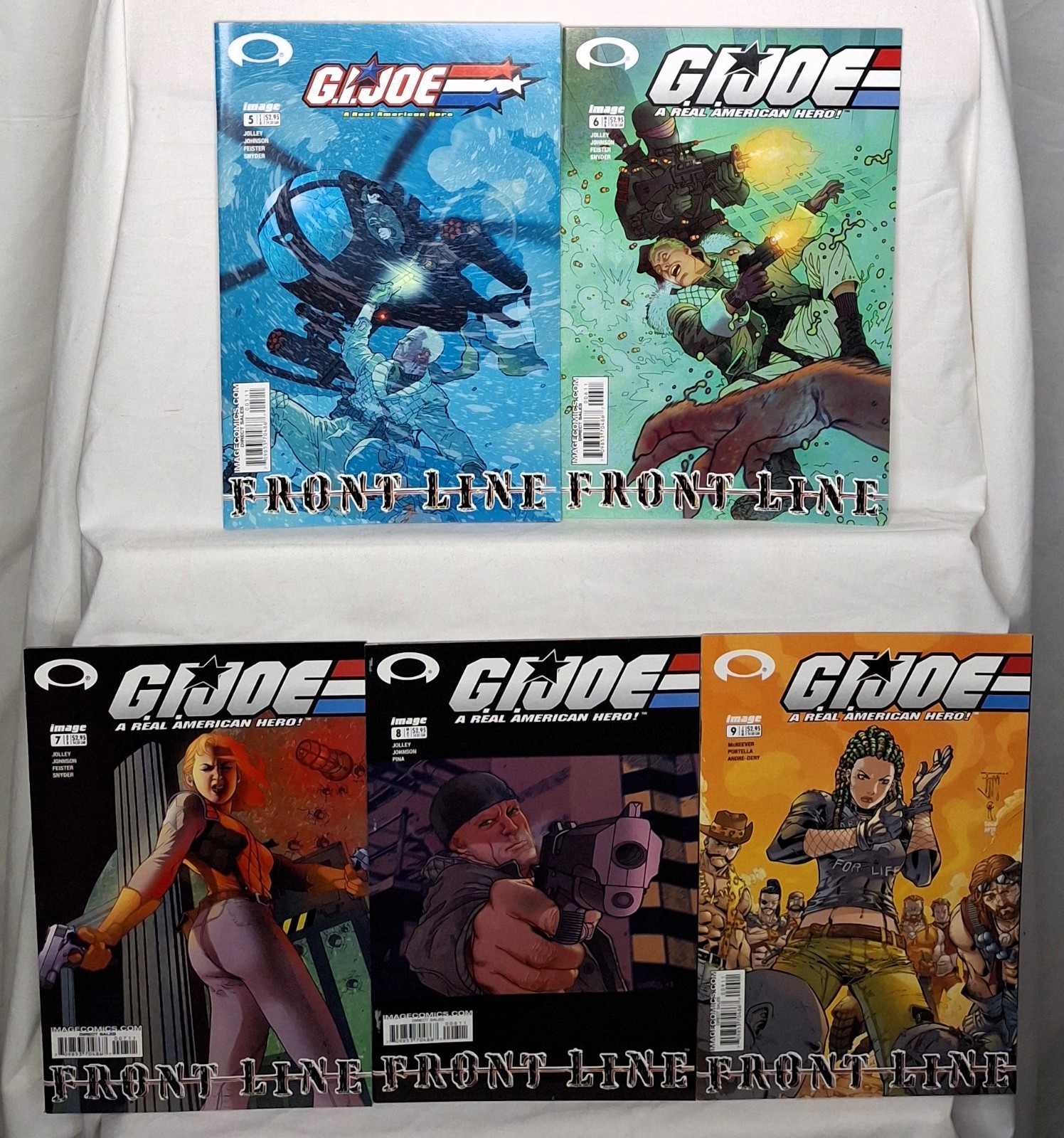 GI JOE Frontline #5 - 18 | Cover A Set | Dan Jolley | Drew Johnson | Immagine