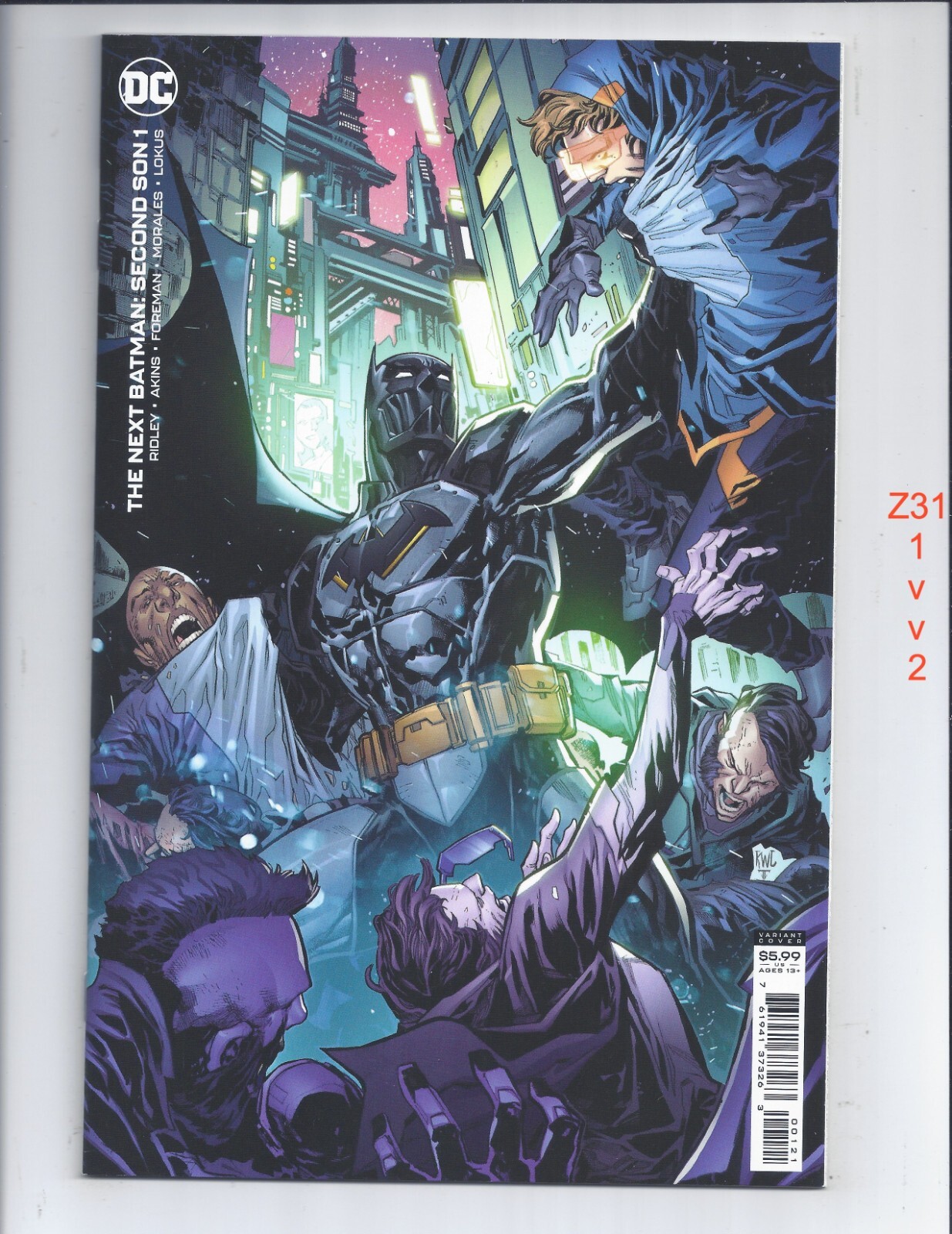 Next Batman Second Son #1 variante Lashley Future State ottime condizioni 2021 DC z3112