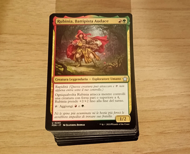 Magic the Gathering Deck Rubinia, Battipista Audace-ITA
