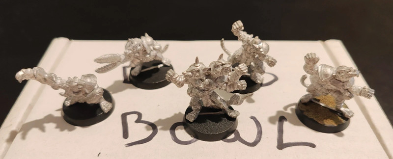 Vends 5 figurines Bloodbowl