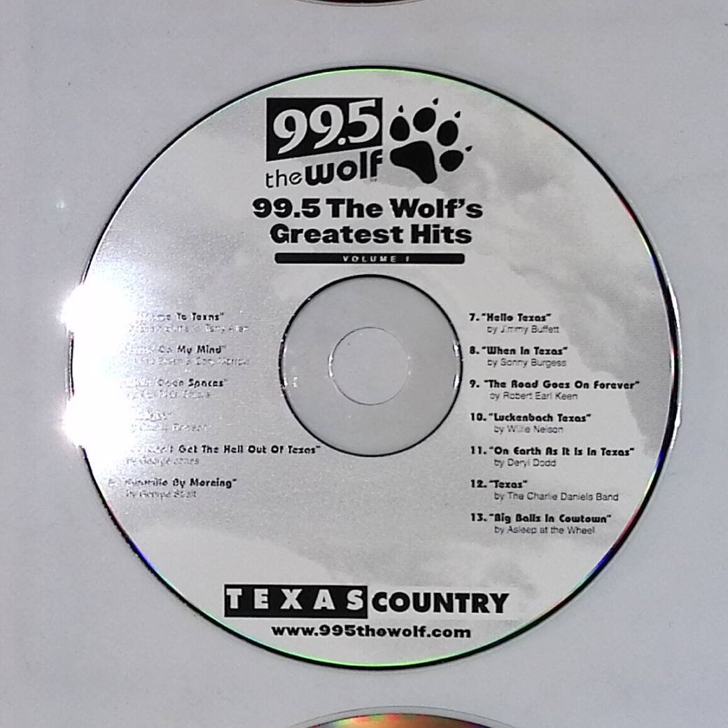 Various Artists 99.5 The Wolf's Greatest Hits Volume 1 CD Tested and Works