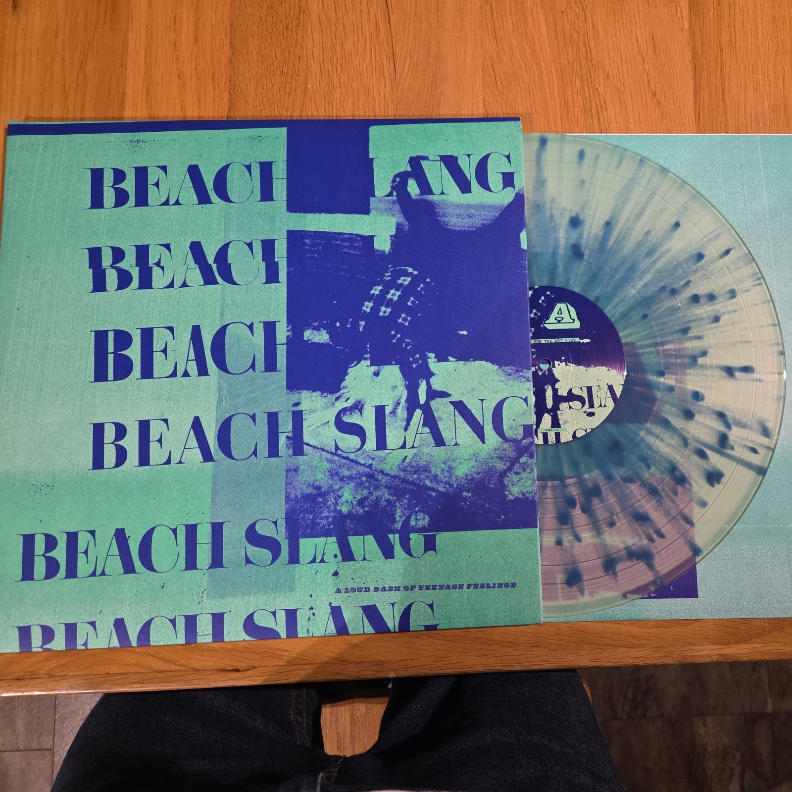 Beach Slang - A Loud Bash Of Teenage Feelings Clear w/ blue splatter Vinyl LP