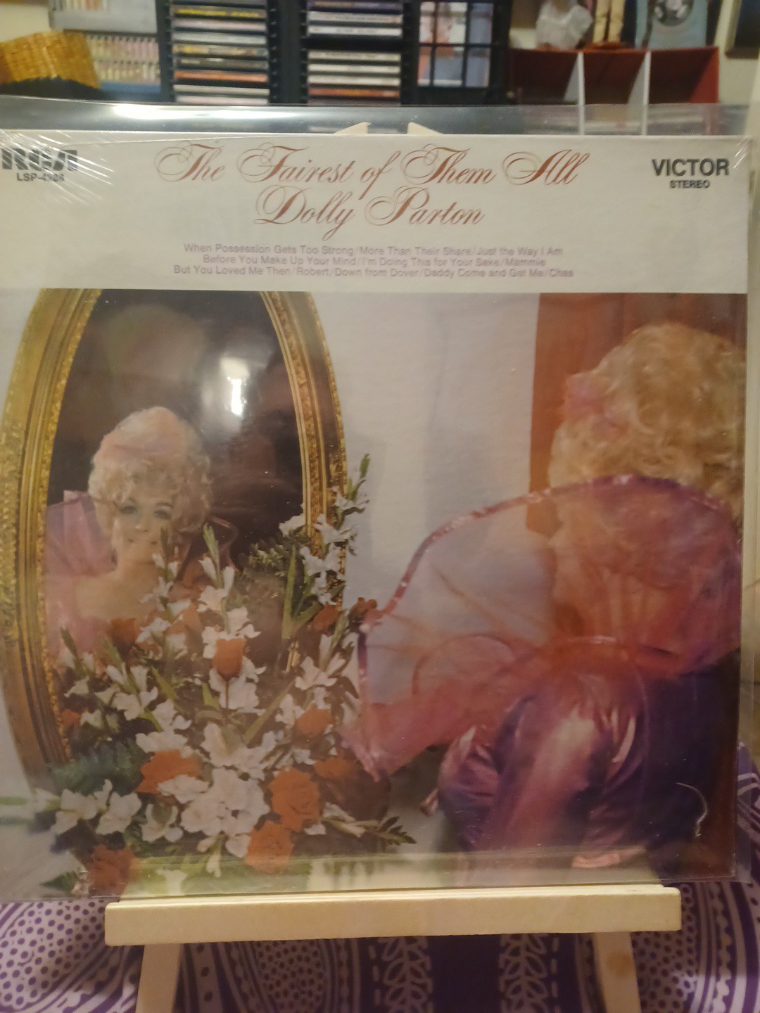 DOLLY PARTON  1970 LP FAIREST OF THEM ALL (SEALED) CUT.OUT