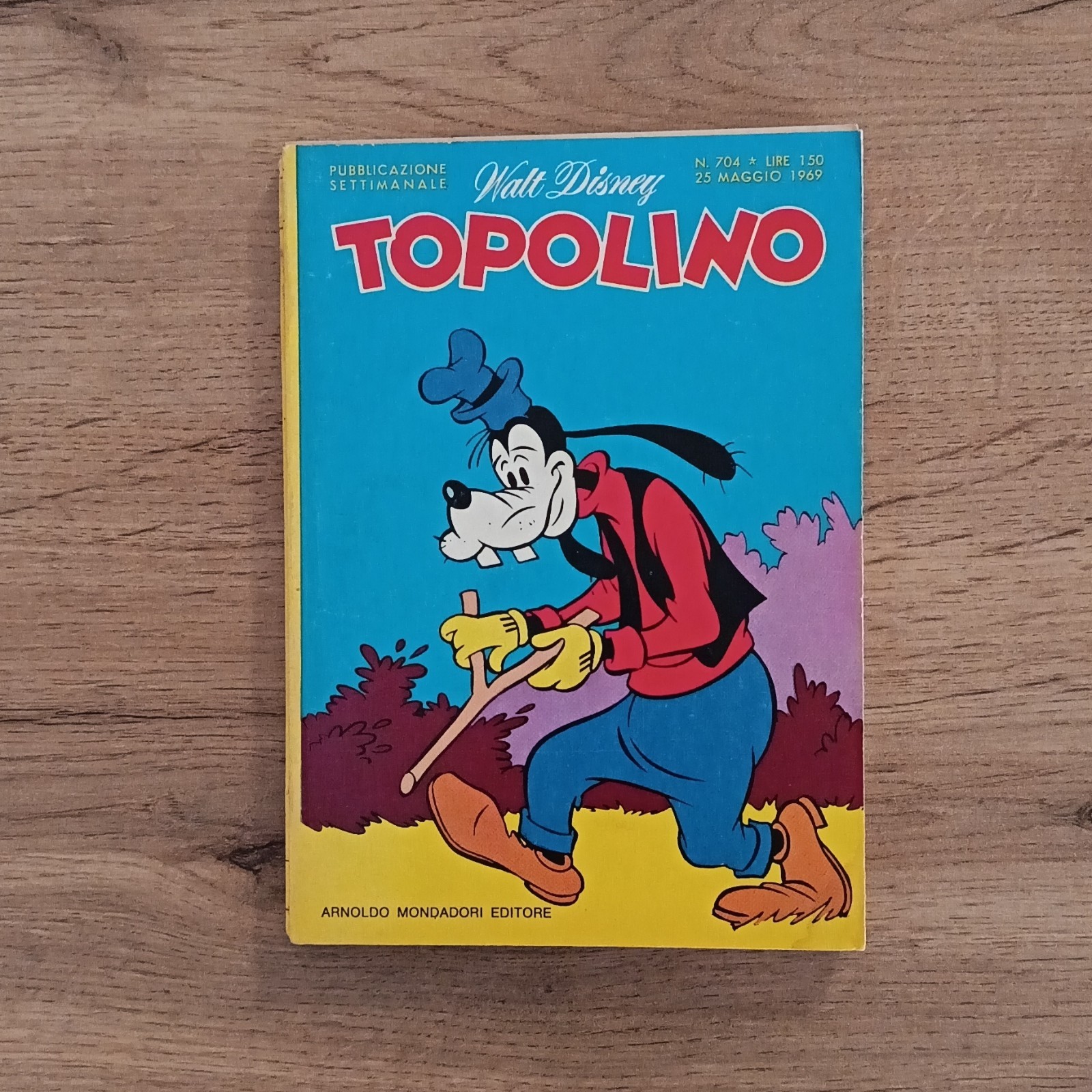 Walt Disney TOPOLINO #704 1969 A. Mondadori Buone condizioni