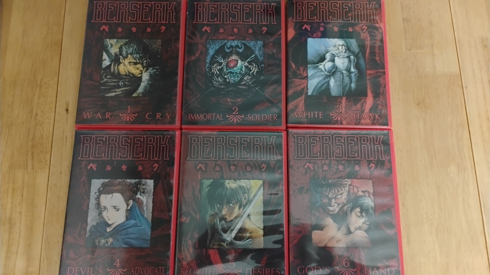 Berserk DVD volumi 1-6 