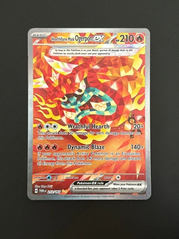 Hearthflame Mask Ogerpon ex (TWM 212)
