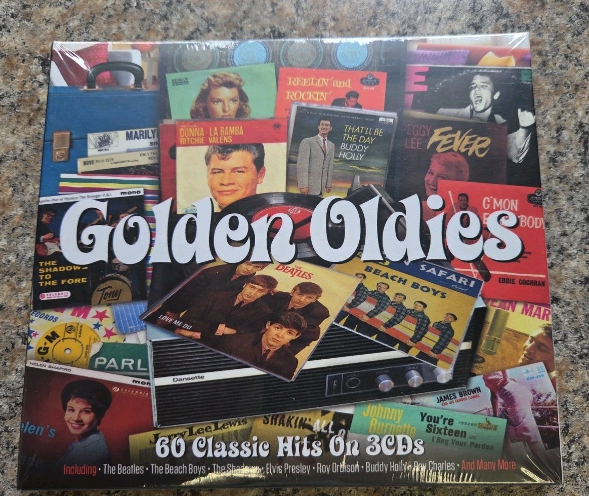 GOLDEN OLDIES - 60 CLASSIC HITS ON 3CD NEW/SEALED