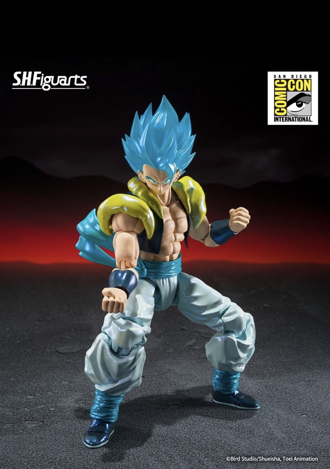 SDCC 2026 Tamashii Nations S.H. Figuarts Super Saiyan Gogeta Blu 