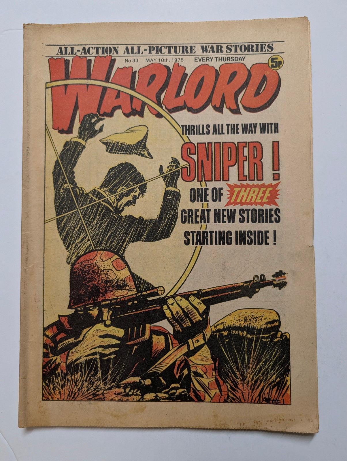 Warlord Comic No 33, May 10th 1975.