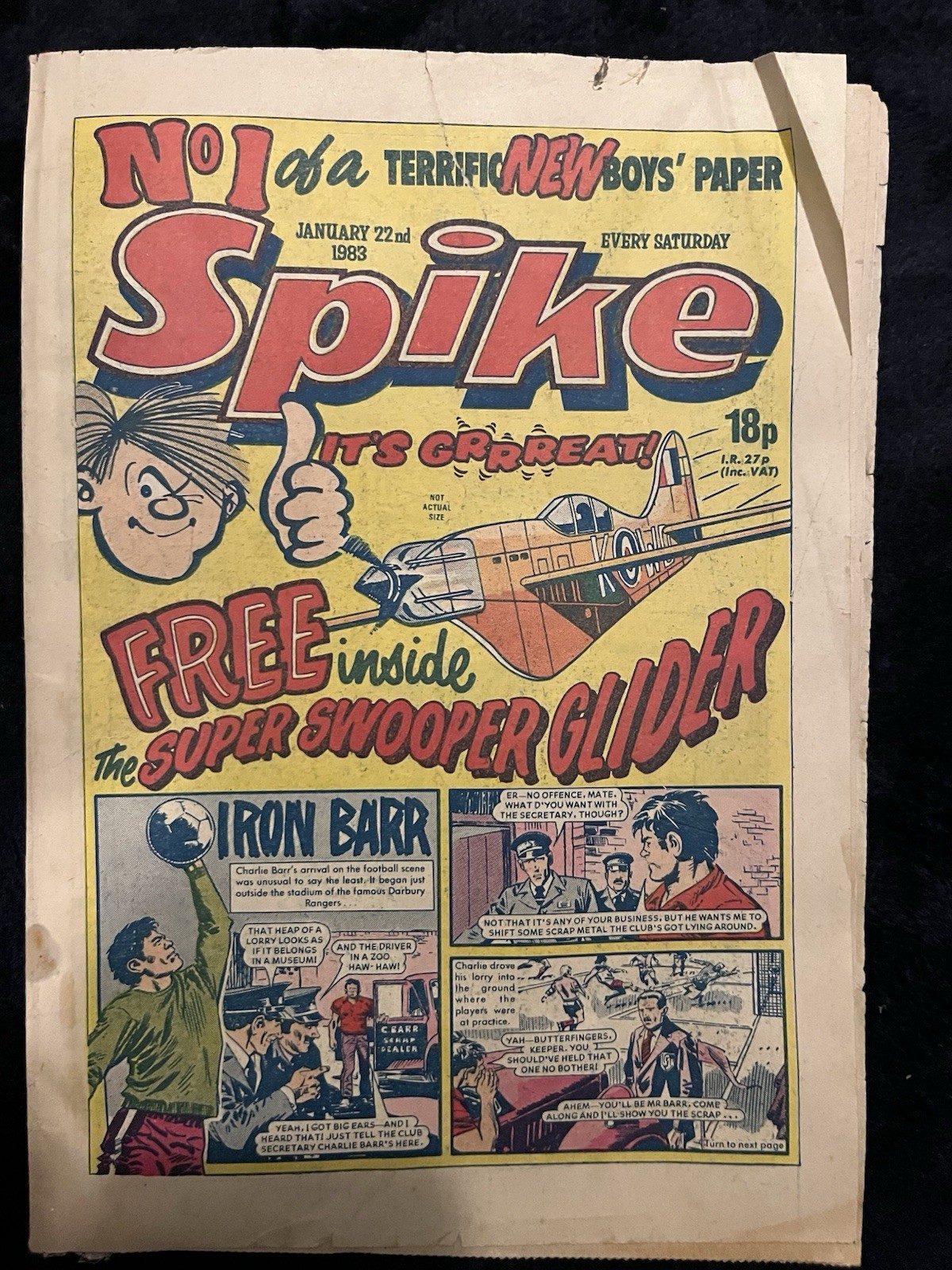 Spike Comic No# 1 January 22nd 1983 FN