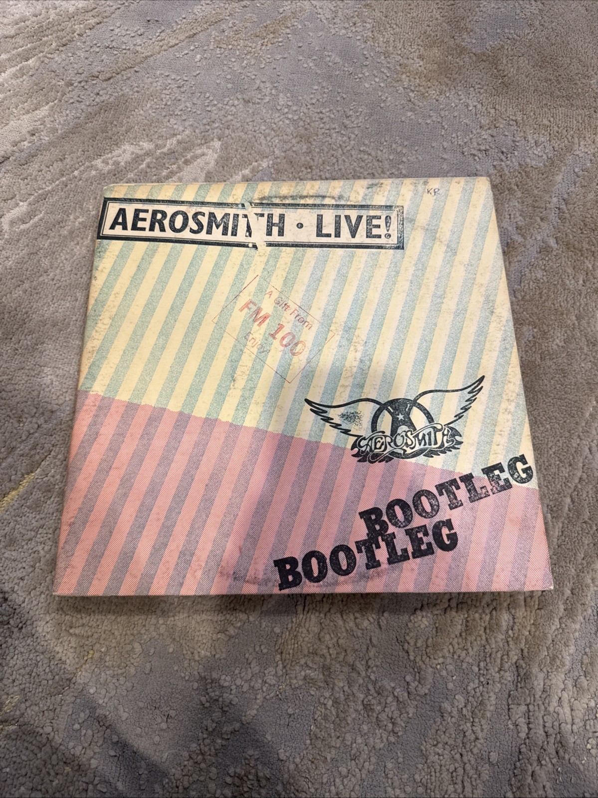 1978 AEROSMITH LIVE! BOOTLEG  GATEFOLD VINYL LP SET  Original Gift From Fm100