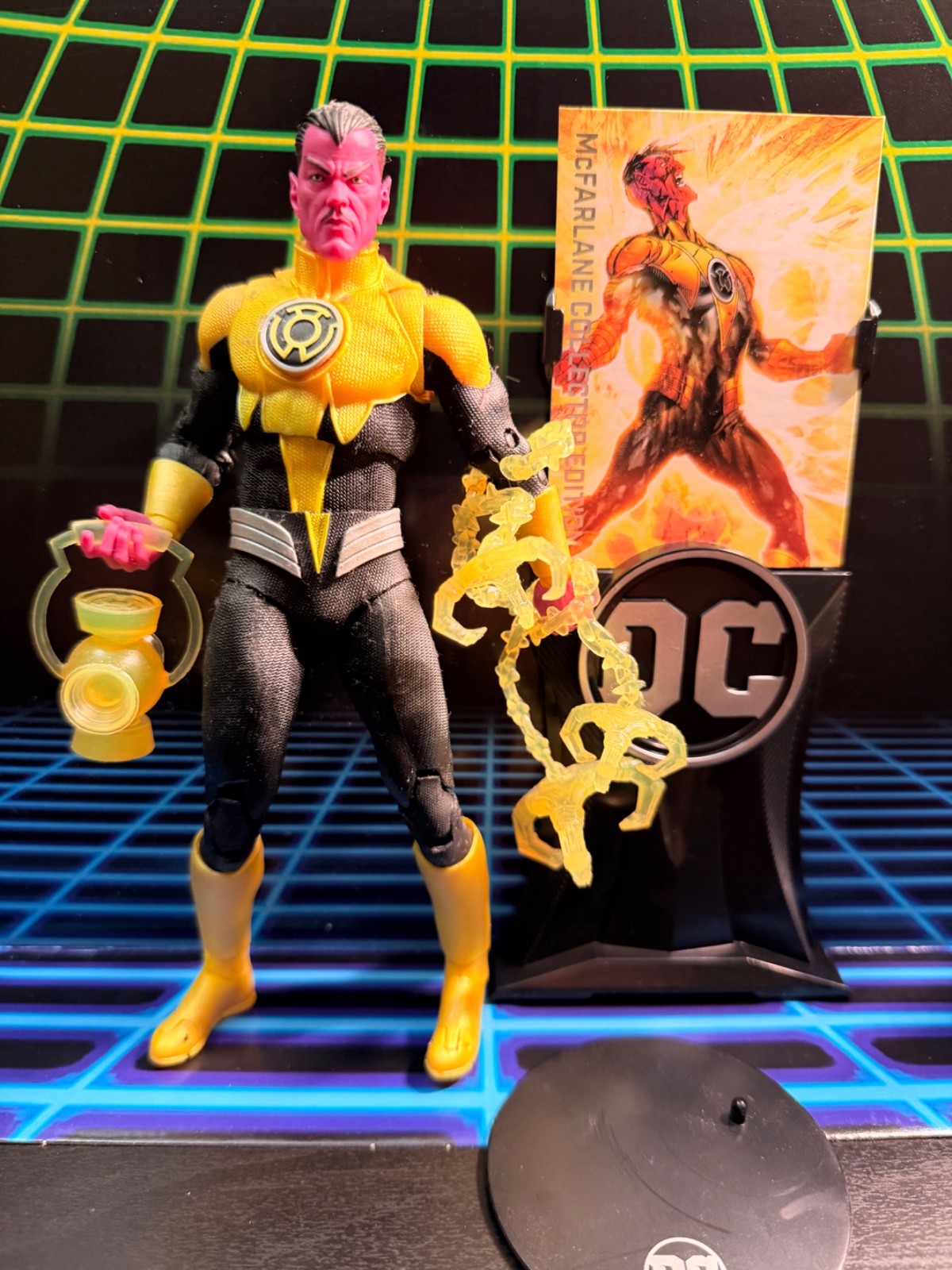 McFarlane Toys DC Multiverse SINESTRO Completo Sinestro Corps Sciolto
