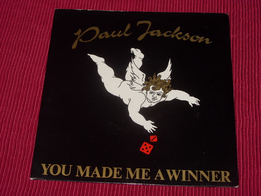 Paul Jackson:   You Made Me A Winner  1988     Near mint promo  7"