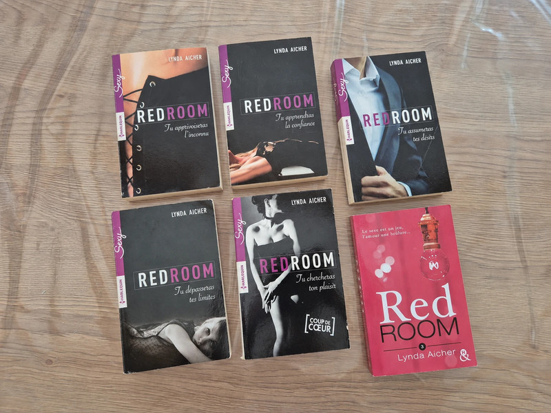 Lot de 6 romans – Série complète *Red Room* Lynda Aicher