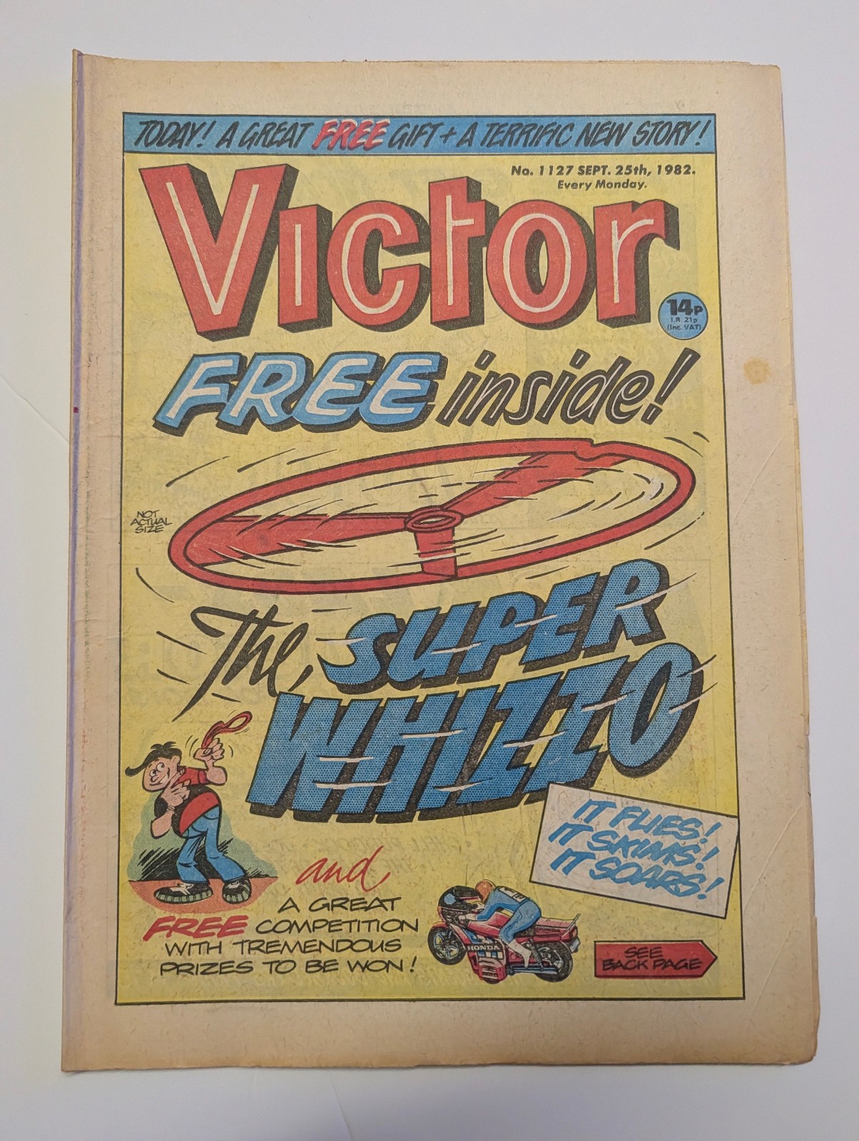 The Victor Comic, No 1127, September 25th 1982.