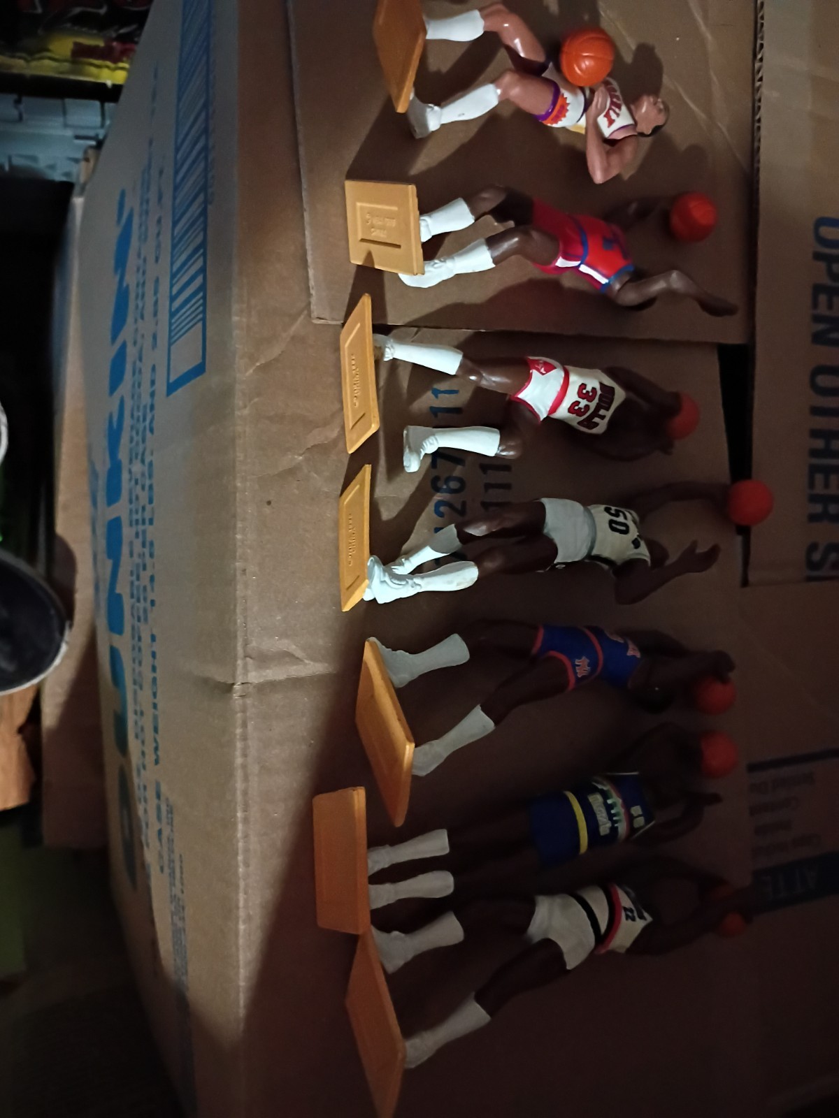 7 Starting Lineup's 1982 di Kenner in condizioni aperte ma in buone condizioni...
