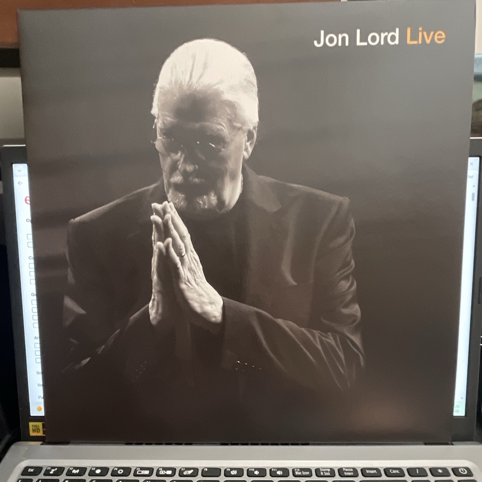 Jon Lord Live LP 12" Vinile Rock 33 giri - Album Live