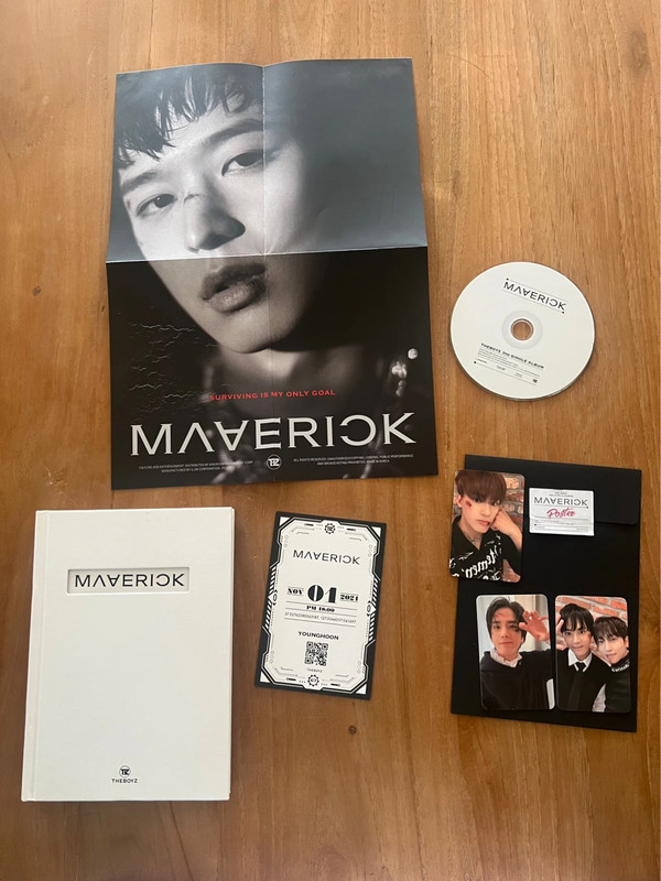 Kpop album The Boyz (3rd single album “Maverick”)