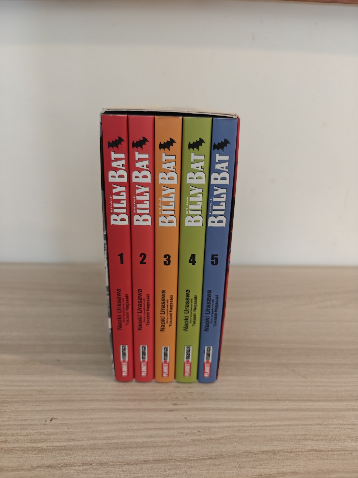 BILLY BAT 1-5 COFANETTO + CARTOLINA Naoki Urasawa Planet Manga